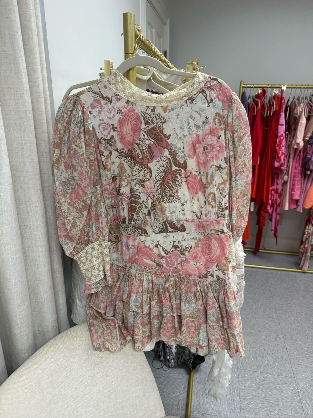Loveshackfancy Lorelei Mini Floral Dress - Picture 2 of 4